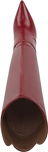 Sam Edelman Elia Women's Boots Cabernet Red : 8 M, Leather - Image 2