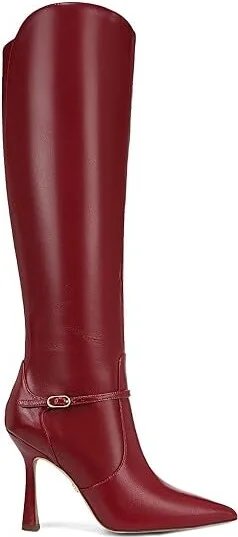 Sam Edelman Elia Women's Boots Cabernet Red : 8 M, Leather - Image 6