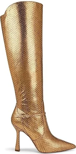 Sam Edelman Elia Women's Boots Medallion Gold Snake : 6.5 M, Leather - Image 6