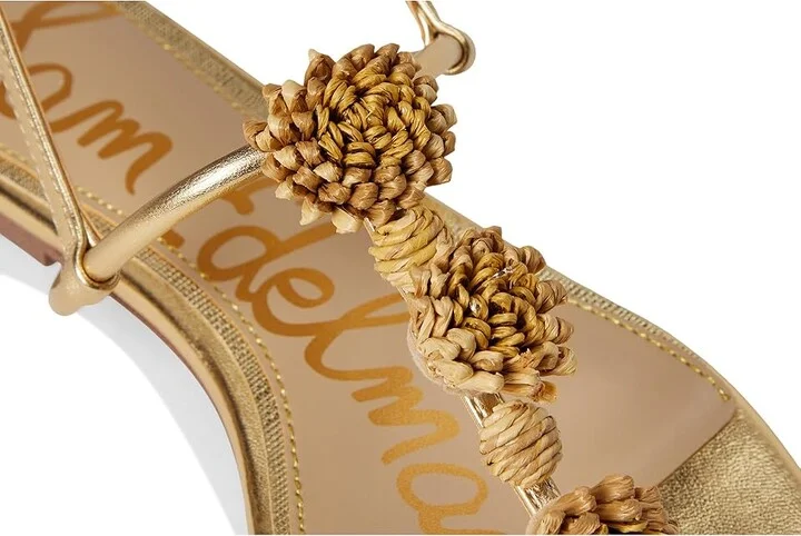 Sam Edelman Eliza Women's Sandals Amber Gold : 5.5 M, Synthetic - Image 7