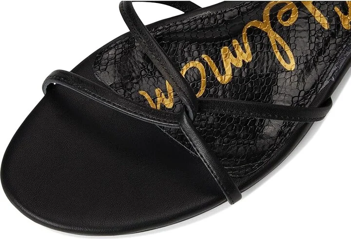 Sam Edelman Ellina Women's Sandals Black Leather : 8 M, Leather/Rubber - Image 2