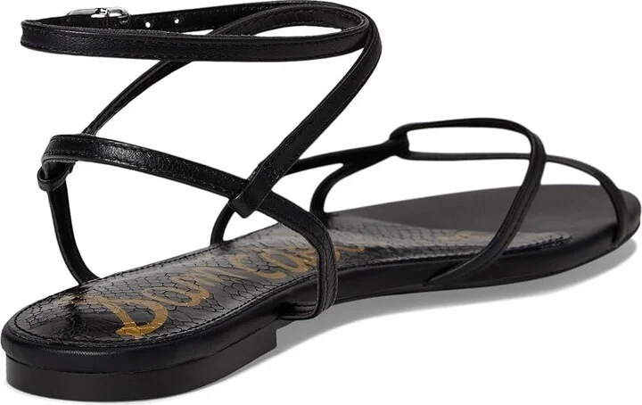 Sam Edelman Ellina Women's Sandals Black Leather : 8 M, Leather/Rubber - Image 4