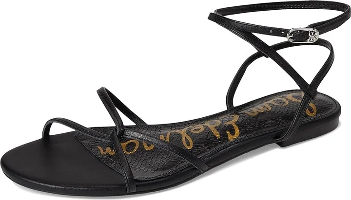 Sam Edelman Ellina Women's Sandals Black Leather : 8 M, Leather/Rubber - Image 5