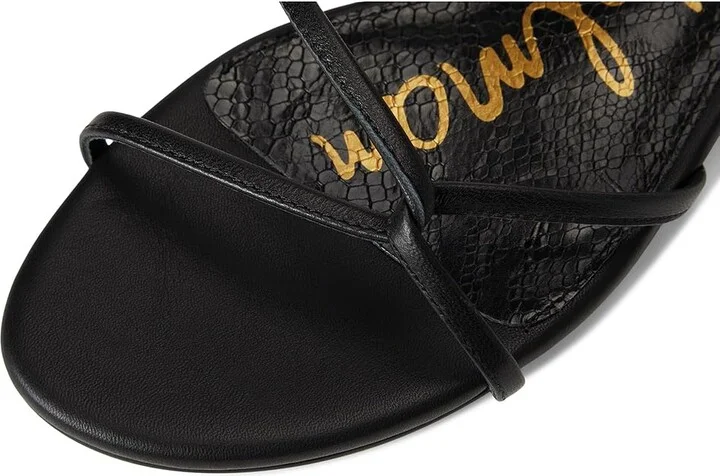 Sam Edelman Ellina Women's Sandals Black Satin : 9 M, Leather/Rubber - Image 2