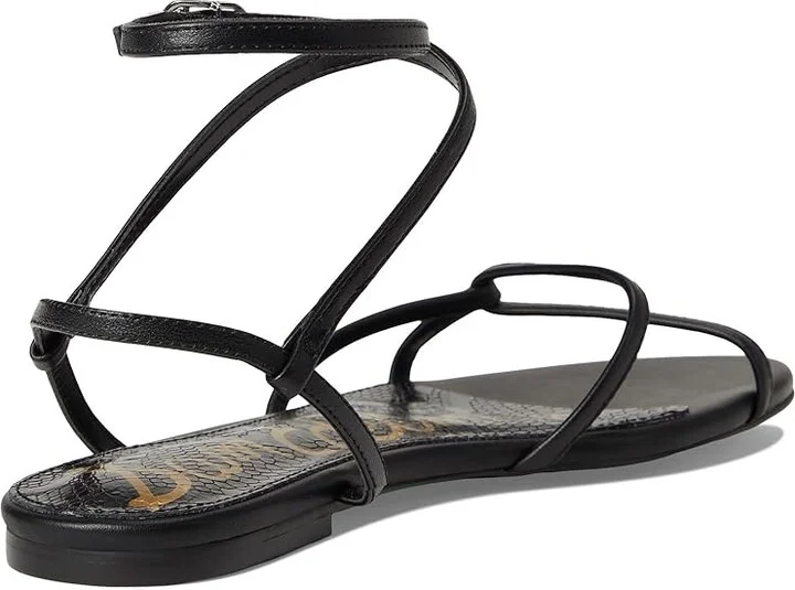 Sam Edelman Ellina Women's Sandals Black Satin : 9 M, Leather/Rubber - Image 4