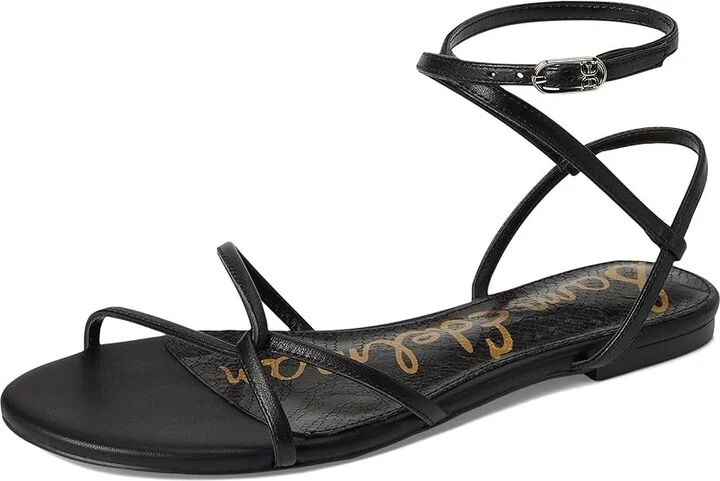 Sam Edelman Ellina Women's Sandals Black Satin : 9 M, Leather/Rubber - Image 5