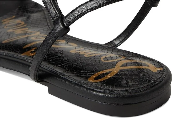 Sam Edelman Ellina Women's Sandals Black Satin : 9 M, Leather/Rubber - Image 7