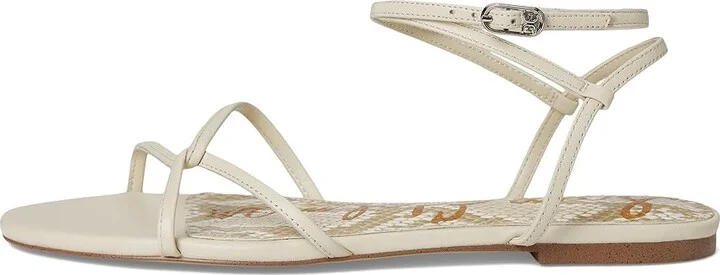 Sam Edelman Ellina Women's Sandals Bright White Leather : 9.5 M, Leather/Rubber - Image 6
