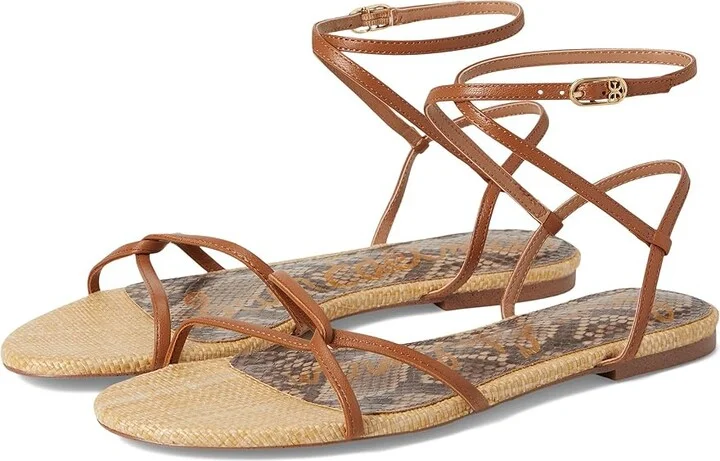 Sam Edelman Ellina Women's Sandals Saddle : 11 M, Leather/Rubber