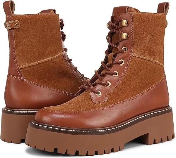 Sam Edelman Elliot Women's Boots Frontier Brown/Rich Cognac : 10.5 M, Leather/Rubber - Image 4