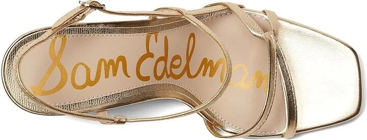 Sam Edelman Emmie Women's Sandals Amber Gold : 5.5 M, Leather/Rubber - Image 2