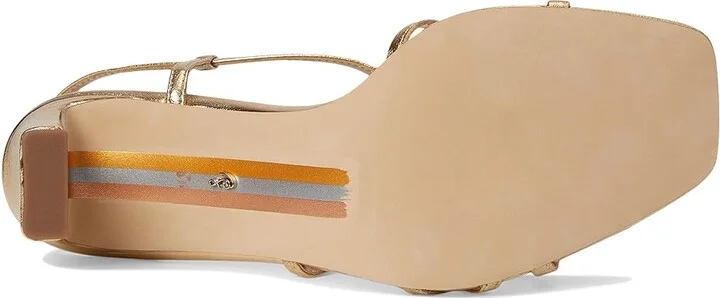 Sam Edelman Emmie Women's Sandals Amber Gold : 5.5 M, Leather/Rubber - Image 3