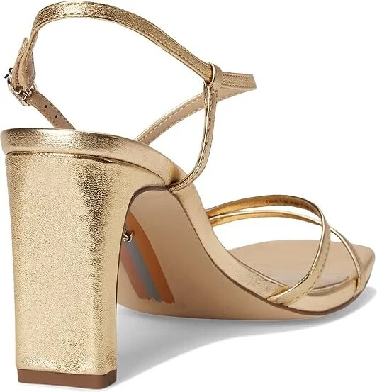 Sam Edelman Emmie Women's Sandals Amber Gold : 5.5 M, Leather/Rubber - Image 4