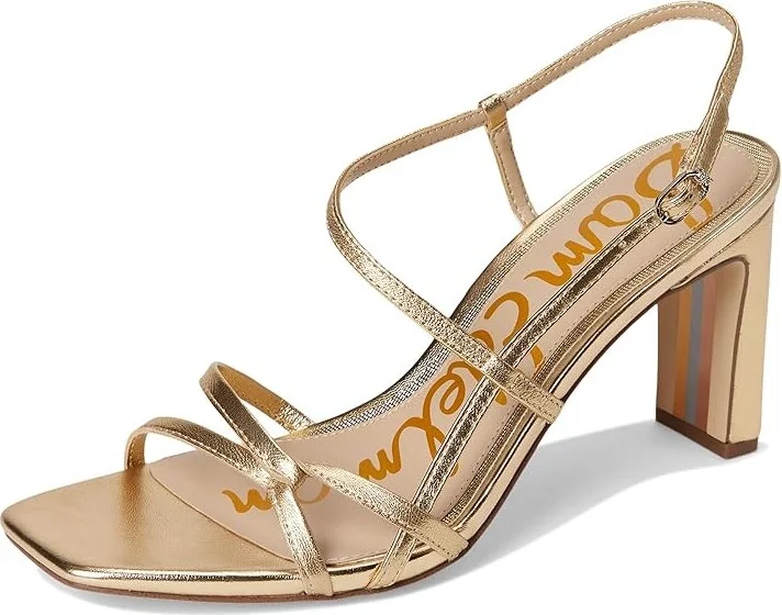 Sam Edelman Emmie Women's Sandals Amber Gold : 5.5 M, Leather/Rubber - Image 5