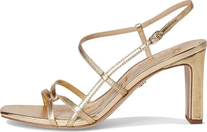Sam Edelman Emmie Women's Sandals Amber Gold : 5.5 M, Leather/Rubber - Image 6