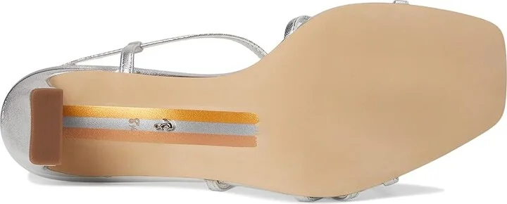 Sam Edelman Emmie Women's Sandals Soft Silver : 10.5 M, Leather/Rubber - Image 3