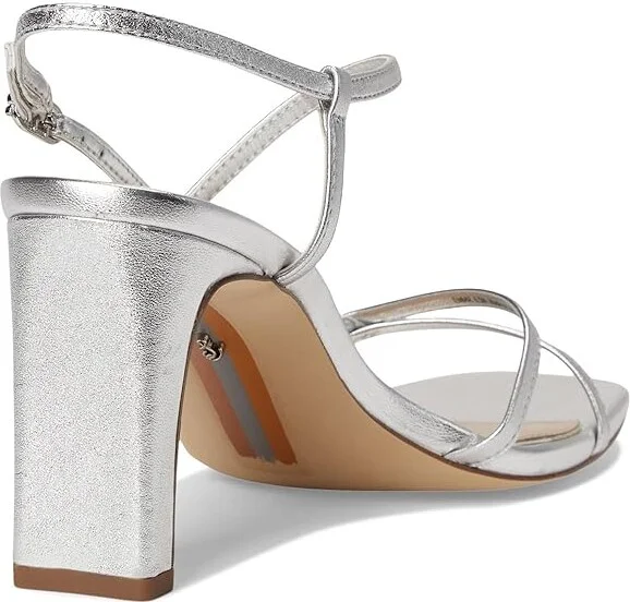 Sam Edelman Emmie Women's Sandals Soft Silver : 10.5 M, Leather/Rubber - Image 4