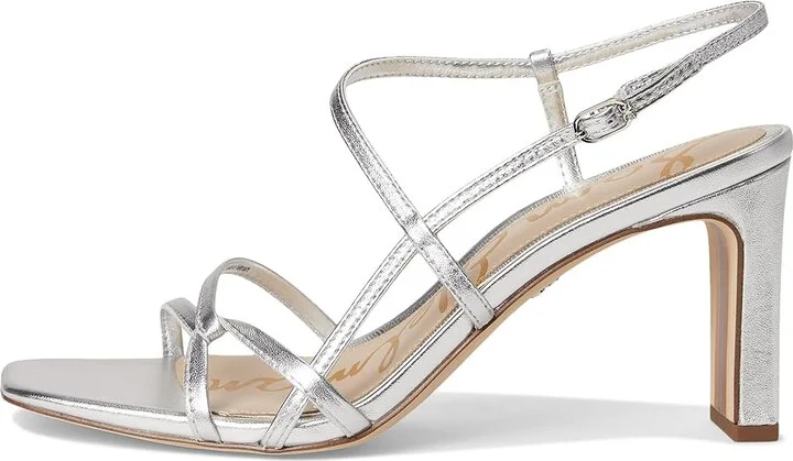 Sam Edelman Emmie Women's Sandals Soft Silver : 10.5 M, Leather/Rubber - Image 6