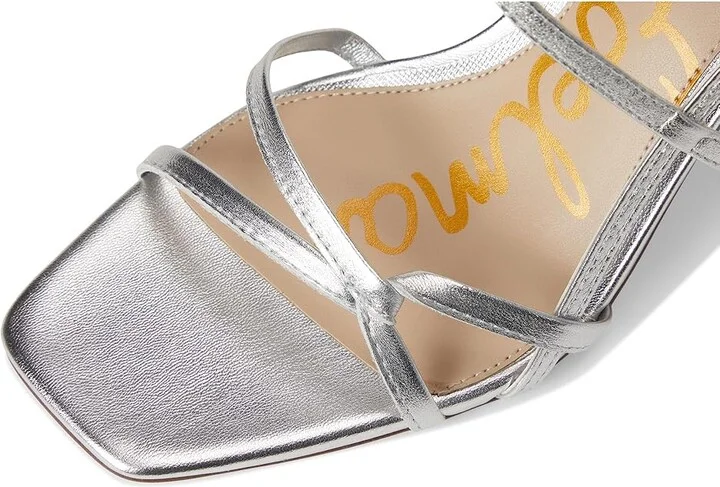 Sam Edelman Emmie Women's Sandals Soft Silver : 10.5 M, Leather/Rubber - Image 7