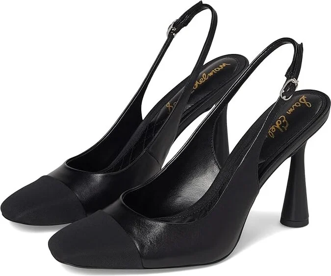 Sam Edelman Essa Women's Shoes Black Leather : 12 M, Synthetic