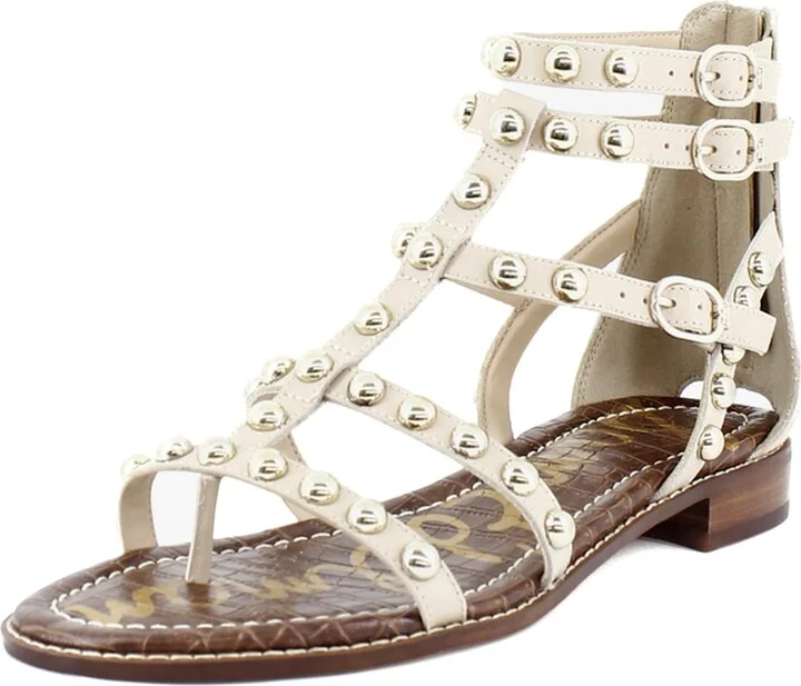 Sam Edelman Estella Gladiator Sandal Sandshell 6 Medium