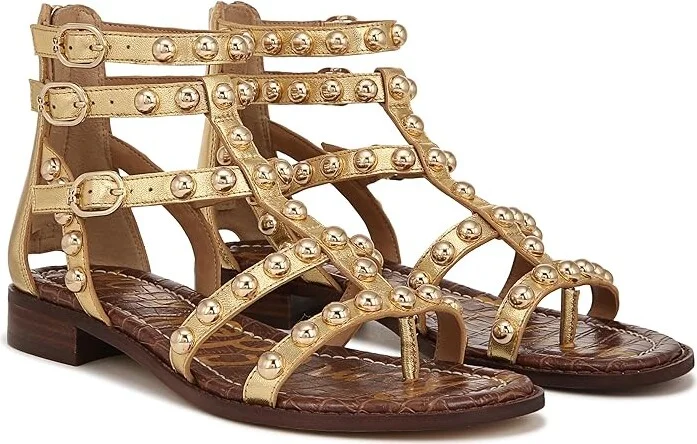 Sam Edelman Estella Women's Sandals Goldmine : 5 M, Leather