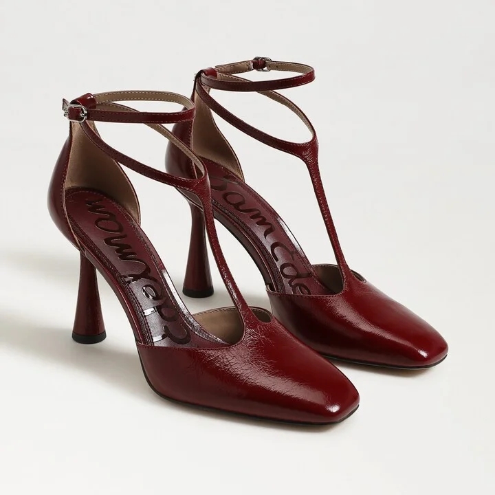 Sam Edelman Everett Slingback Pump Cabernet Red Leather