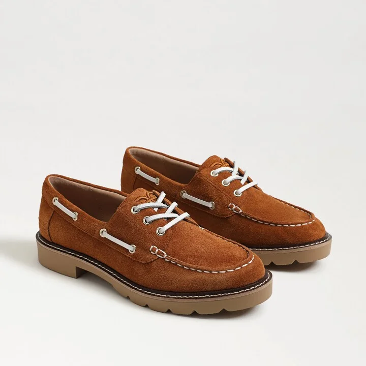 Sam Edelman Fay Boat Loafer Saddle Suede
