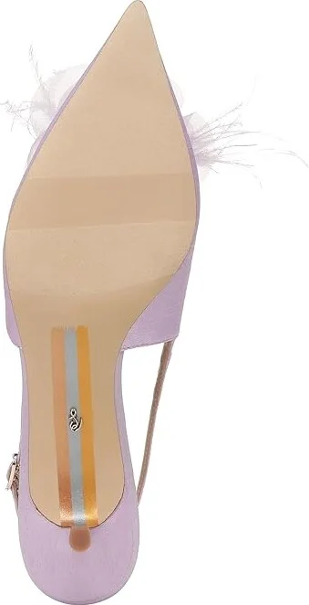 Sam Edelman Faye Women's Clog Shoes Orchid Blossom : 6 M, Leather - Image 3