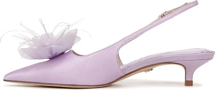 Sam Edelman Faye Women's Clog Shoes Orchid Blossom : 6 M, Leather - Image 5