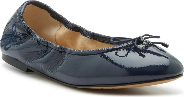 Navy Patent Leather