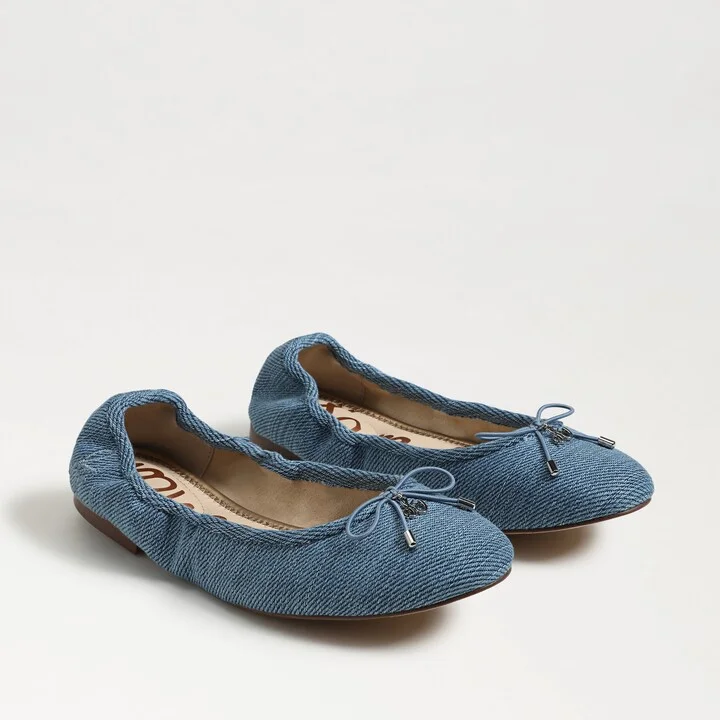 Sam Edelman Felicia Ballet Flat Vintage Blue Denim