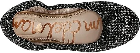 Sam Edelman Felicia Women's Flat Shoes Black Boucle : 8 M, Leather - Image 2
