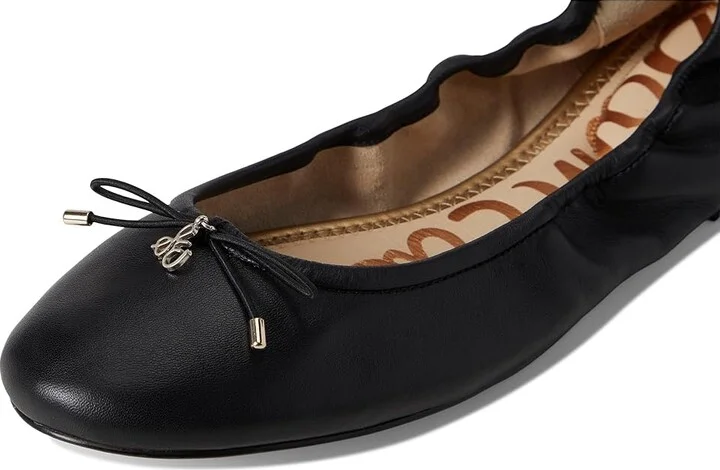 Sam Edelman Felicia Women's Flat Shoes Black Leather : 6 W - Image 7