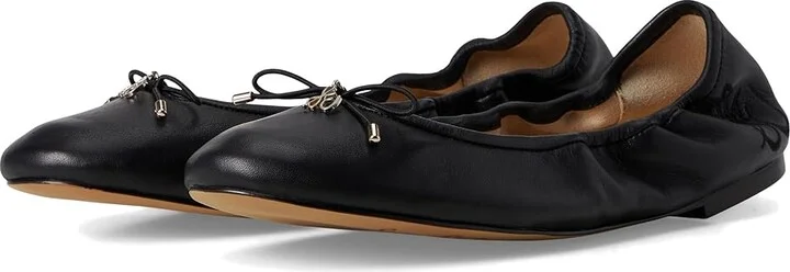 Sam Edelman Felicia Women's Flat Shoes Black Leather : 6 W