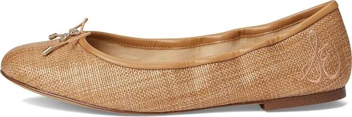 Sam Edelman Felicia Women's Flat Shoes Buff Tan : 7 M, Leather - Image 6