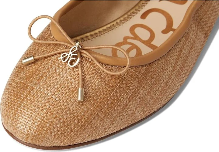 Sam Edelman Felicia Women's Flat Shoes Buff Tan : 7 M, Leather - Image 7