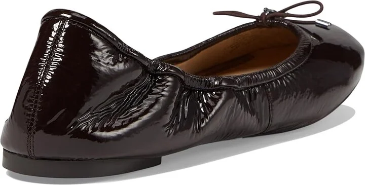 Sam Edelman Felicia Women's Flat Shoes Cafe Noir : 6 W, Leather - Image 4