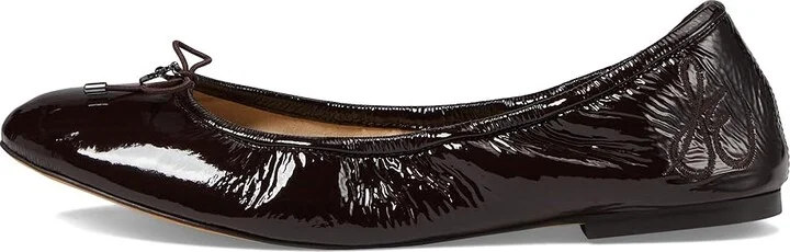 Sam Edelman Felicia Women's Flat Shoes Cafe Noir : 6 W, Leather - Image 5
