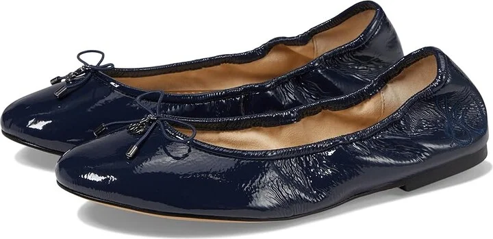 Sam Edelman Felicia Women's Flat Shoes Midnight Blue : 5 M, Leather