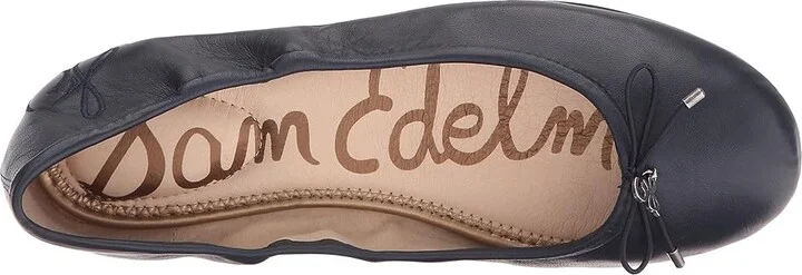Sam Edelman Felicia Women's Flat Shoes Navy : 5 M, Leather - Image 3