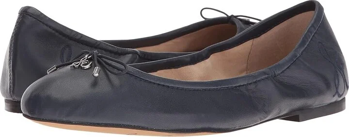 Sam Edelman Felicia Women's Flat Shoes Navy : 5 M, Leather