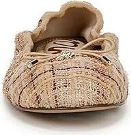 Sam Edelman Felicia Women's Flat Shoes Pale Gold Boucle : 9 M, Leather - Image 4
