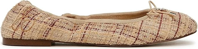 Sam Edelman Felicia Women's Flat Shoes Pale Gold Boucle : 9 M, Leather - Image 6