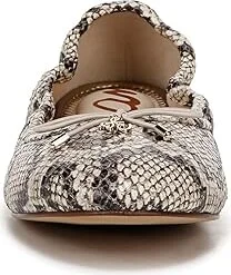 Sam Edelman Felicia Women's Flat Shoes Roccia Python : 7.5 W, Leather - Image 5