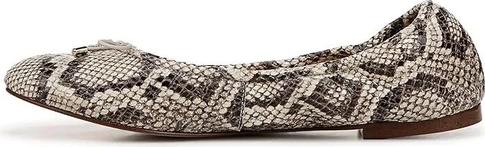 Sam Edelman Felicia Women's Flat Shoes Roccia Python : 7.5 W, Leather - Image 6