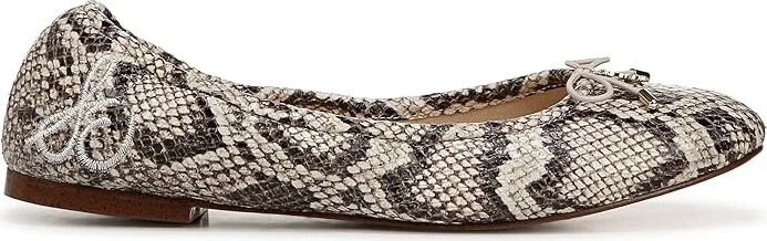 Sam Edelman Felicia Women's Flat Shoes Roccia Python : 7.5 W, Leather - Image 7