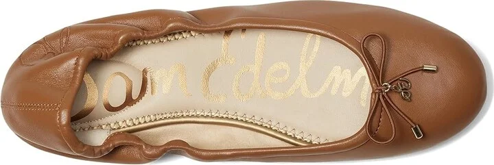 Sam Edelman Felicia Women's Flat Shoes Saddle : 5.5 M, Leather - Image 3