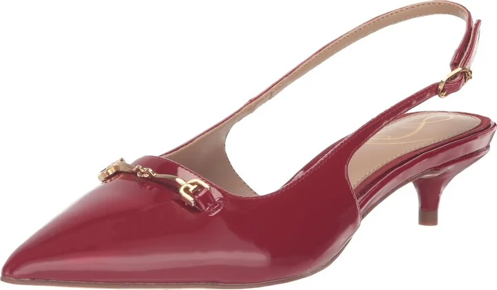 Sam Edelman Fitzgerald Pump Red Mahogany 8 Medium