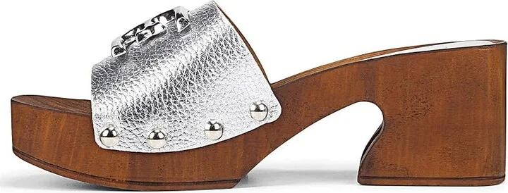 Sam Edelman Francina Women's Shoes Silver : 6 M, Textile - Image 6